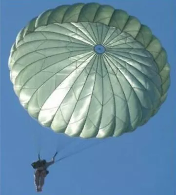 U.S. Armed Forces 35' T10 Parachute - NEW /W Shroud Lines • $441.54