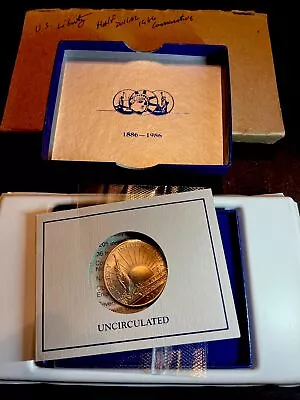 1986-D Statue Liberty BU Unc Half Dollar US Mint Seal/Cello Coin 50C No Reserve! • $0.99