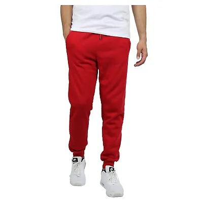 Mens Jogger Pants Sweatpants French Terry Active Gym Lounge Sleep Skinny Fit NEW • $14.97