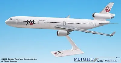 Flight Miniatures Japan Airlines JAL MD11 1/200 Scale Model With Stand • $25.99
