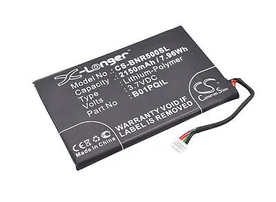 Battery For Barnes & Noble BNRV500 Glowlight WiFi Nook B01PQIL Ebook CS-BNR500SL • $21.29