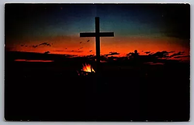 Postcard Sunset Trinity Lutheran Camp Flathead Lake Big Fork Montana  E 20 • $5.89