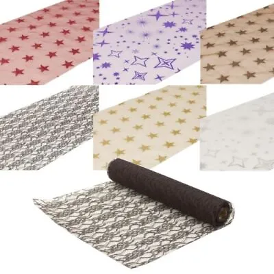 Disposable Table Runner Roll Wedding Xmas Party Decor Centrepiece 2M/5M X 36cm • £2.49
