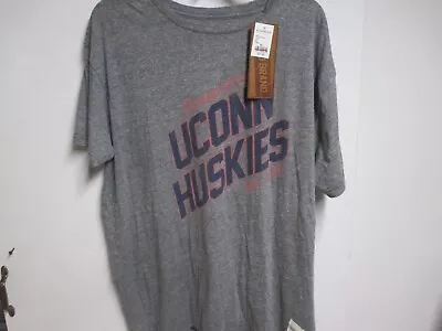 Uconn (huskies) Mens (retro Brand) Short Sleeve T Shirt (xl) Nwt Gray  Est 1881  • $13.99