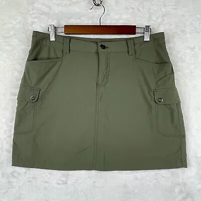 $18.95 • Buy Eddie Bauer Skort Womens Size 10 Green Skirt Built In Shorts Athletic Hiking