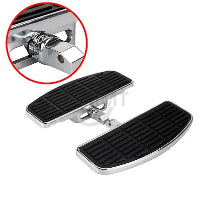 Adjustable Front Rider Foot Boards Floorboards For Harley Honda Yamaha V Star • $110.18