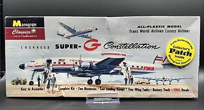 Vintage 1957 Monogram Lockheed Super G Constellation Model Kit Brand New Sealed • $51.88