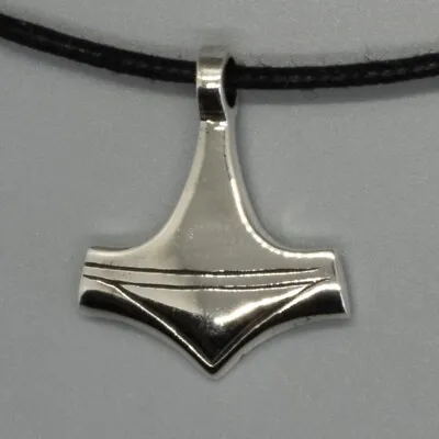 £24.99 • Buy Thors Hammer Mjolnir Pendant Silver Viking Axe Odin Biker Celtic