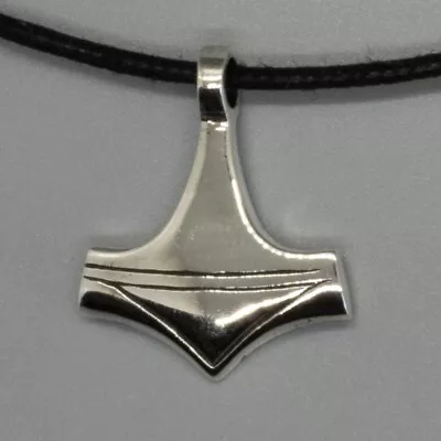 £24.99 • Buy Thors Hammer Mjolnir Pendant Silver Viking Axe Odin Biker Celtic