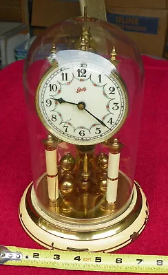 Rare Vintage Germany Schatz 49 Extra Barrel 400 Day Ball Pendulum Clock 11 1/2  • $362.49