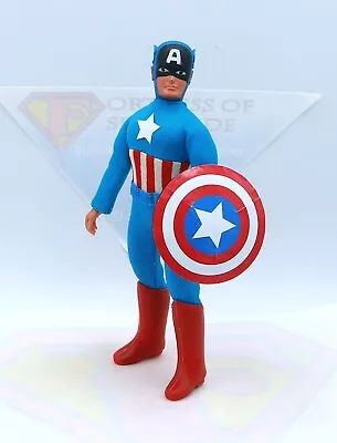 Vintage 1974 Mego Captain America Original T2 Action Figure ~100% Complete MINTY • $219.88