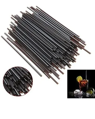 130 Cocktail Straws Plastic 5  Birthday Wedding  Pub Party • £3.44