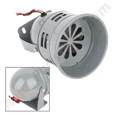 12V Gray Vintage Compact Automotive Air Raid Siren Horn Alarm For Car Truck • $21.99