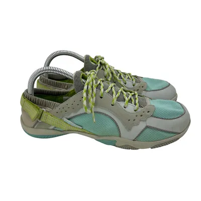 Merrell Sz 9 River Glove Active Trail Water Shoes Ash Aqua Women's Vibram J89010 • $27.99