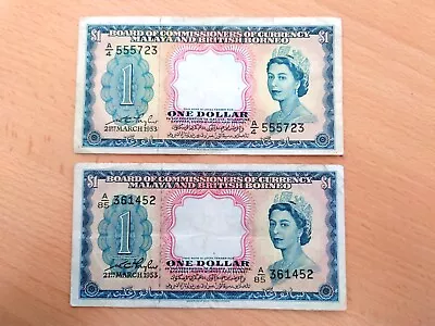 Malaya & British Borneo 2 X $1 - Pick 1 • £22.66