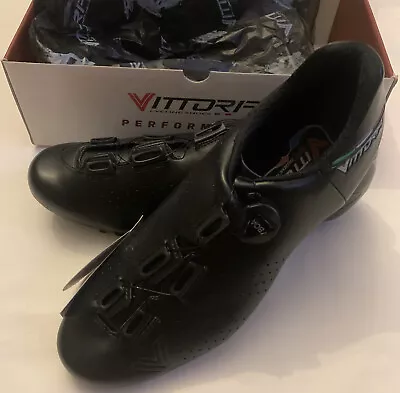 Vittoria Alise MTB Cycling Shoes Nero Black EU 43/US 9 Made In Biella Italy • $71.49