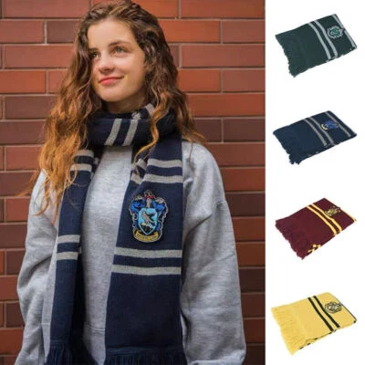 $18.99 • Buy Unisex Warm Scarf Harry Potter Gryffindor Slytherin Hufflepuff Raveclaw Scarves;
