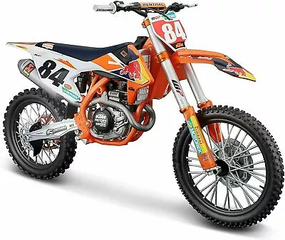 Jeffrey Herlings REDBULL KTM SXF 450 1:6 Die-Cast Motocross MX Toy Model Bike • £50.98