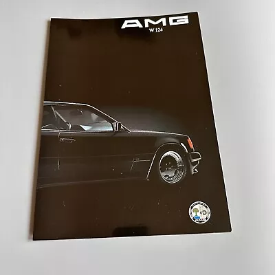 Rare Pre-Merger AMG W124 Sales Brochure Prospekt • $118.23