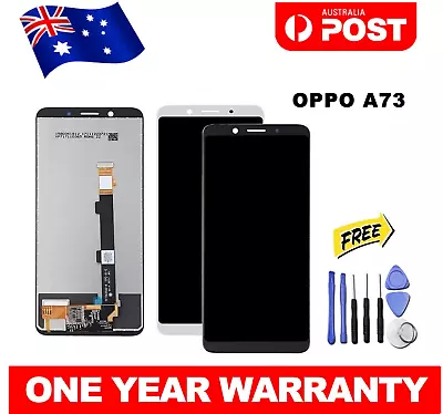 For OPPO A73 / F5 LCD Touch Screen Digitizer Assembly Replacement BLACK WHITE • $47.50