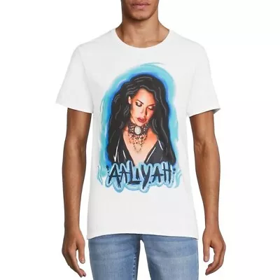 Aaliyah Men's Graphic T Shirt White XXXLARGE • $9.34