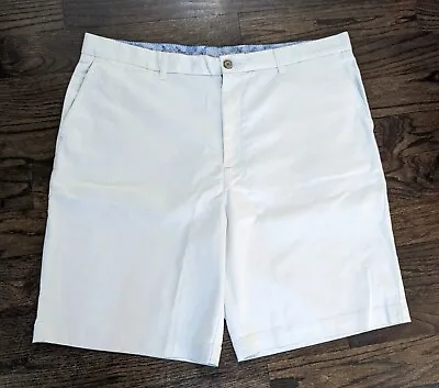 Mens Tommy Bahama Ashore View Chino Shorts Flat Front Beige Sz 40 9.5  Inseam • $49.99