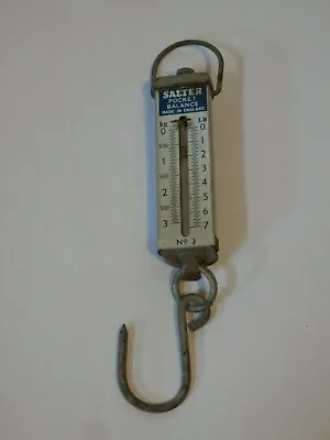 Vintage Salter Pocket Balance No 3 Fishing Scales #IM504 • £8