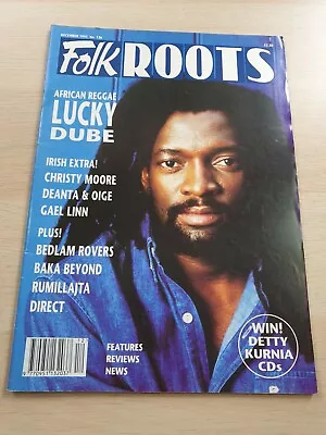 FOLK ROOTS Magazine Issue 126 December 1993 African Reggae Lucky Dube Gael Linn • $1.25