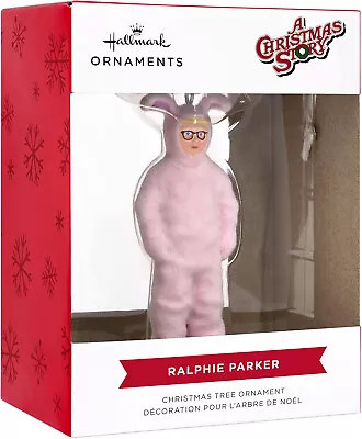 * Ralphie Parker * A Christmas Story  Hallmark   Ornament Nib Pink Bunny Suit • $13.99