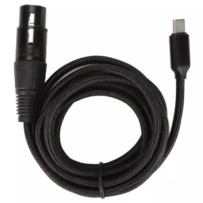 USB C To XLR Female HIFI Microphone Cable USB C Connector Low Noise • £11.65