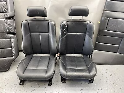 94-00 Mercedes W202 C43 AMG Black Leather Sport Seats C36 C230 C280 Upgrade NICE • $1799