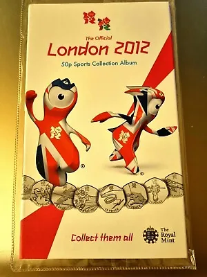 The Official London 2012 50p Sports Collection Album With All 29 Coins Including • £115.39