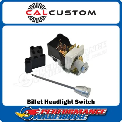 Cal Custom GM Style Billet Street Rod & Classic Car Headlight Switch & Connector • $67.75