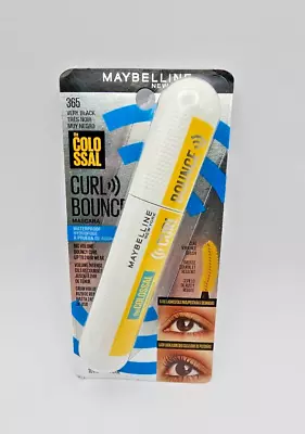 MAYBELLINE The Colossal Curl Bounce Mascara Very Black 365 NEW • $8.95