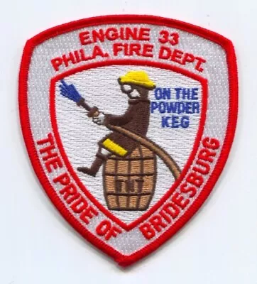 $3.95 • Buy Philadelphia Fire Department Engine 33 Patch Pennsylvania PA V2