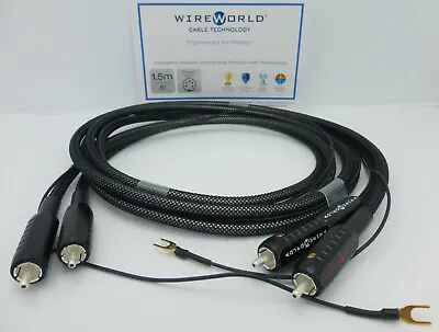 $349.99 • Buy WireWorld Micro-Silver Eclipse 7  RCA 1.5 Meter With Ground Wire