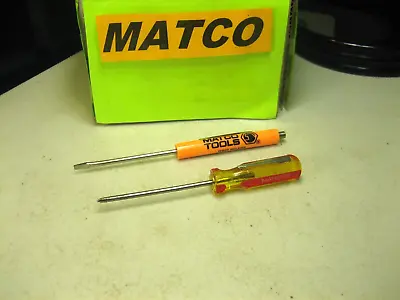 Matco    Pocket-clip Mini   Phillips & Flat-tip Screwdrivers (2 Pieces) • $11.39