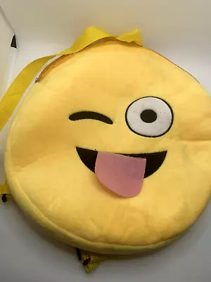 BACK PACK Children's Emoji Tongue Out Back Pack • $2.95