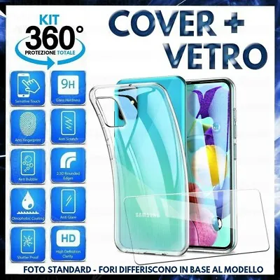 For Oppo A9 2020 Cover Case Clear TPU + Film Tempered Glass A 9 • $11.70