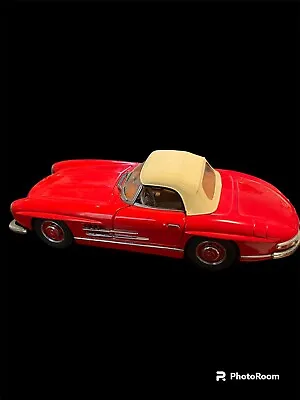 Franklin Mint 1960 Mercedes Benz 300 SL Roadster Red Diecast • $51