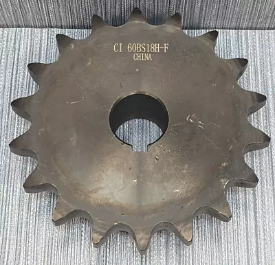 Tritan 18 Tooth 1-1/8  Bore 60 Pitch Roller Chain Sprocket 60BS18H-1-1/8 • $21.99