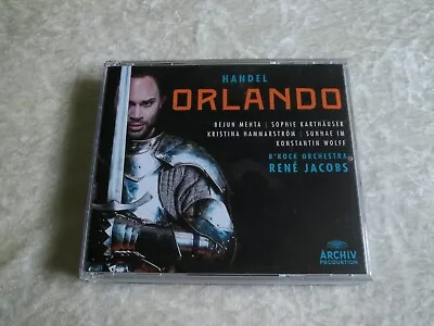 Handel Orlando 2 Cd Bejun Mehta/b`rock Orchestra Rene Jacobs Archiv 479 2199 • £14.99