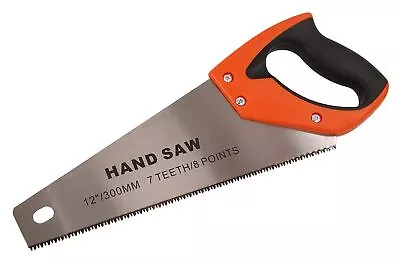 300mm / 12  Hand Saw For Wood Carpentry 8 Tpi Sharpoint Hardpoint • £7.49