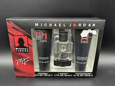 Michael Jordan Gift Set Men EDT 1.7oz + After Shave Shower Gel 3.4 Oz (3 PC) • $19.99