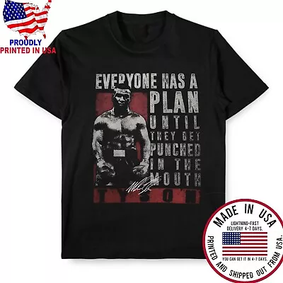 Rare Mike Tyson Cotton Gift For Fans Men All Size T-Shirt QN529 • $19.52