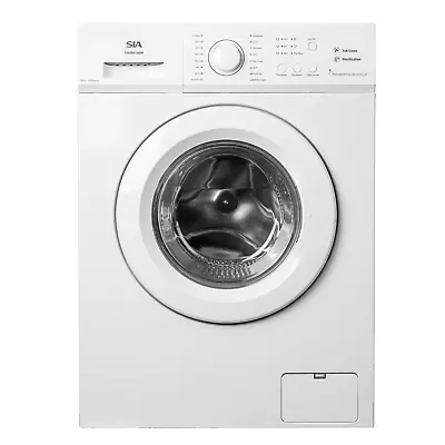 £224.99 • Buy SIA 6kg 1000RPM Washing Machine With 9 Preset Programs In White - SWM6100W