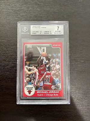 1984-85 Star Basketball #101 Michael Jordan RC Rookie Strong BGS 7 |9.5/9/8 Subs • $21999