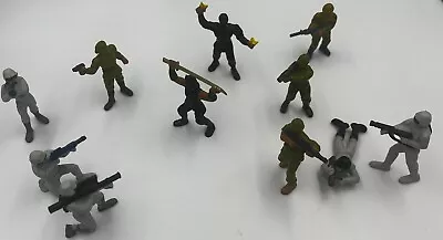 Vintage GUTS Military Action Figures (Mattel 1986) Lot Of 11 (T0100) • $15