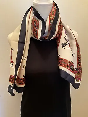 Vintage Irish Gaelic Scarf- Inspired By The Book Of Kells 53×12  Celtic • $12