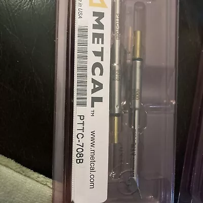 Metcal PTTC-708B Blade Soldering Bent Iron Tweezer Tip Cartridge • $45